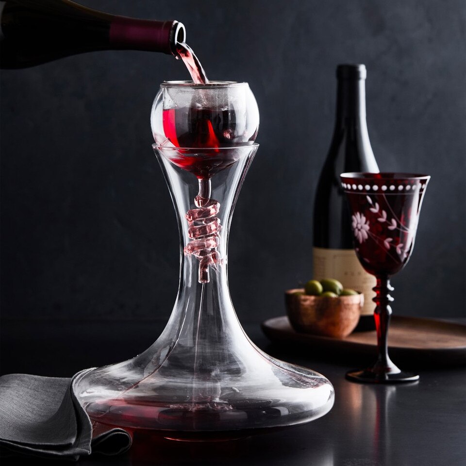 Twister Wine Aerator & Decanter with Stand Set Williams Sonoma Australia